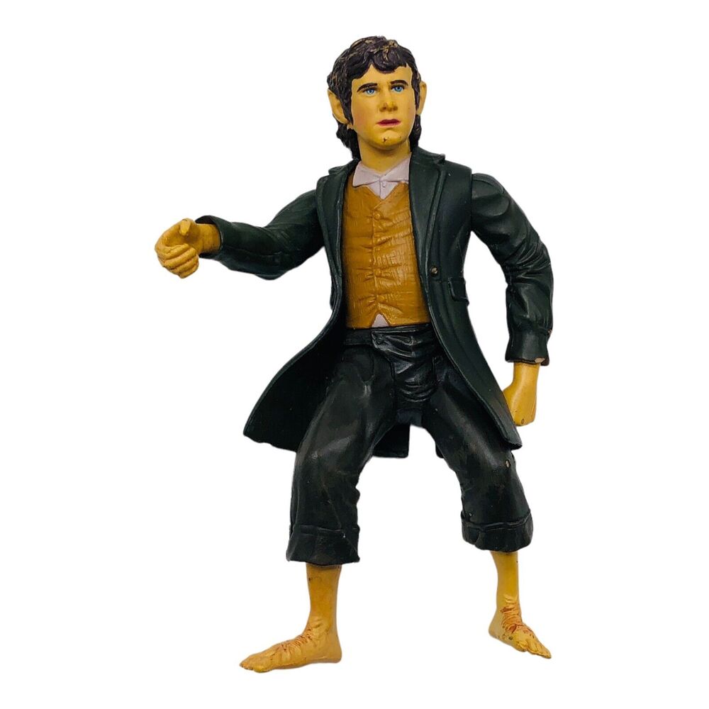 VTG Lord of the Rings MERRY BRANDYBUCK 4.5" Action Figure Marvel 2001 LOTR